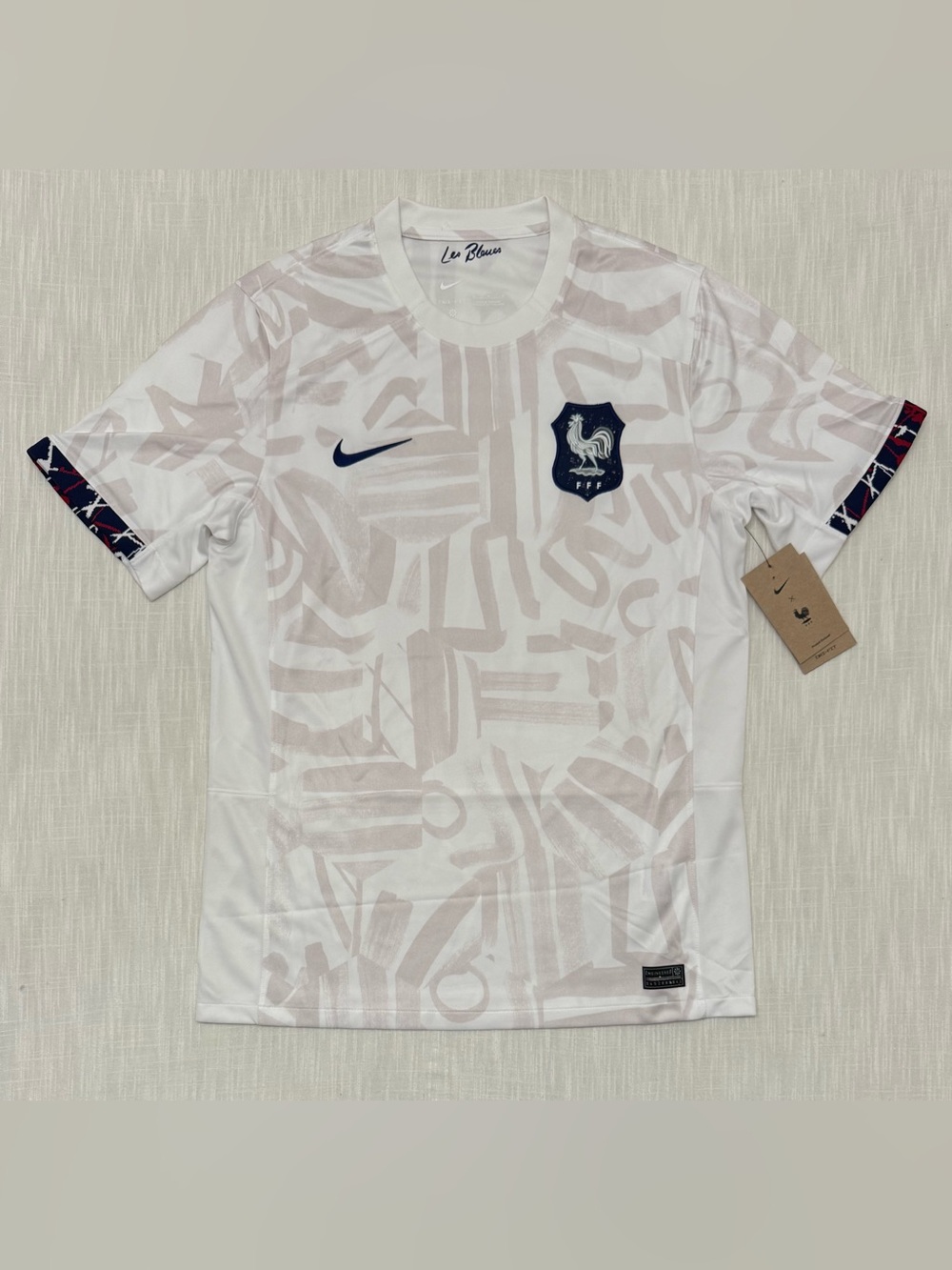 NWT Nike France National Team 2023 Away Kit Soccer Jersey DR3961-100 Men’s SZ M